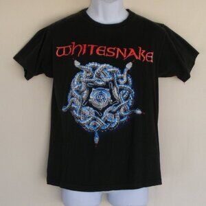 WHITESNAKE Concert Tshirt, M, JAPAN 1990, 2 sided